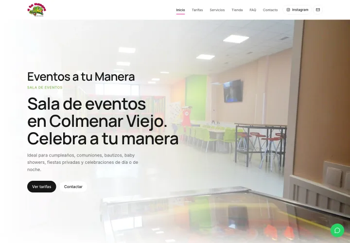 Web de Eventos a tu Manera